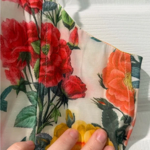 Show Me Your Mumu Juliet Maxi in Charm Peony White Taffeta size Large - Picture 8 of 14